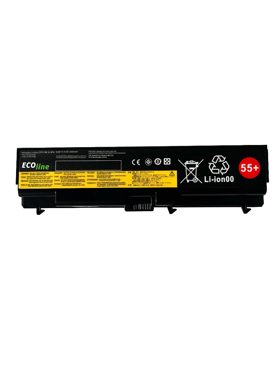 EcoLine - 42T4795 Batterij Geschikt voor de Lenovo ThinkPad T410 T420 T510 T520 W510 / 11.1V 4400mAh thumbnail 4