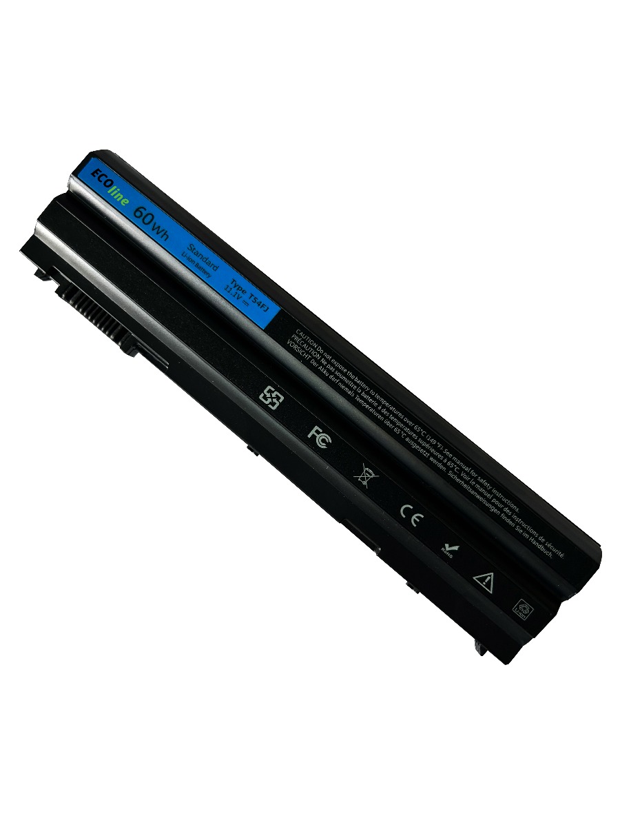 EcoLine - 8858X T54FJ Batterij Geschikt voor de Dell Latitude E5520 E6420 E6520 E6530 / 11.1V 4400mAh