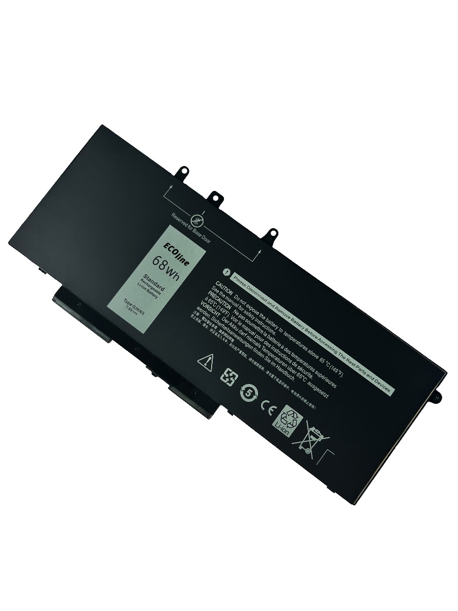EcoLine - 93FTF GJKNX Batterij Geschikt voor de Dell Latitude 5280 5290 5480 5490 5491 5495 5580 5590 5591 Precision 3520 3530 / 7.6V 8900mAh
