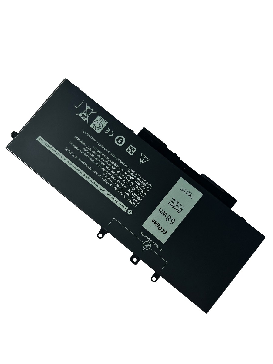 EcoLine - 93FTF GJKNX Batterij Geschikt voor de Dell Latitude 5280 5290 5480 5490 5491 5495 5580 5590 5591 Precision 3520 3530 / 7.6V 8900mAh thumbnail 3