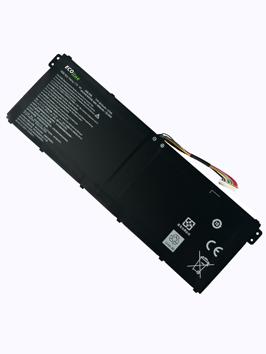 EcoLine - AP16M5J KT.00205.004 Batterij Geschikt voor de Acer Aspire 3 A315  A315-31 A315-42 A315-51 A317-51 Aspire 1 A114-31 / 7.7V 4750mAh