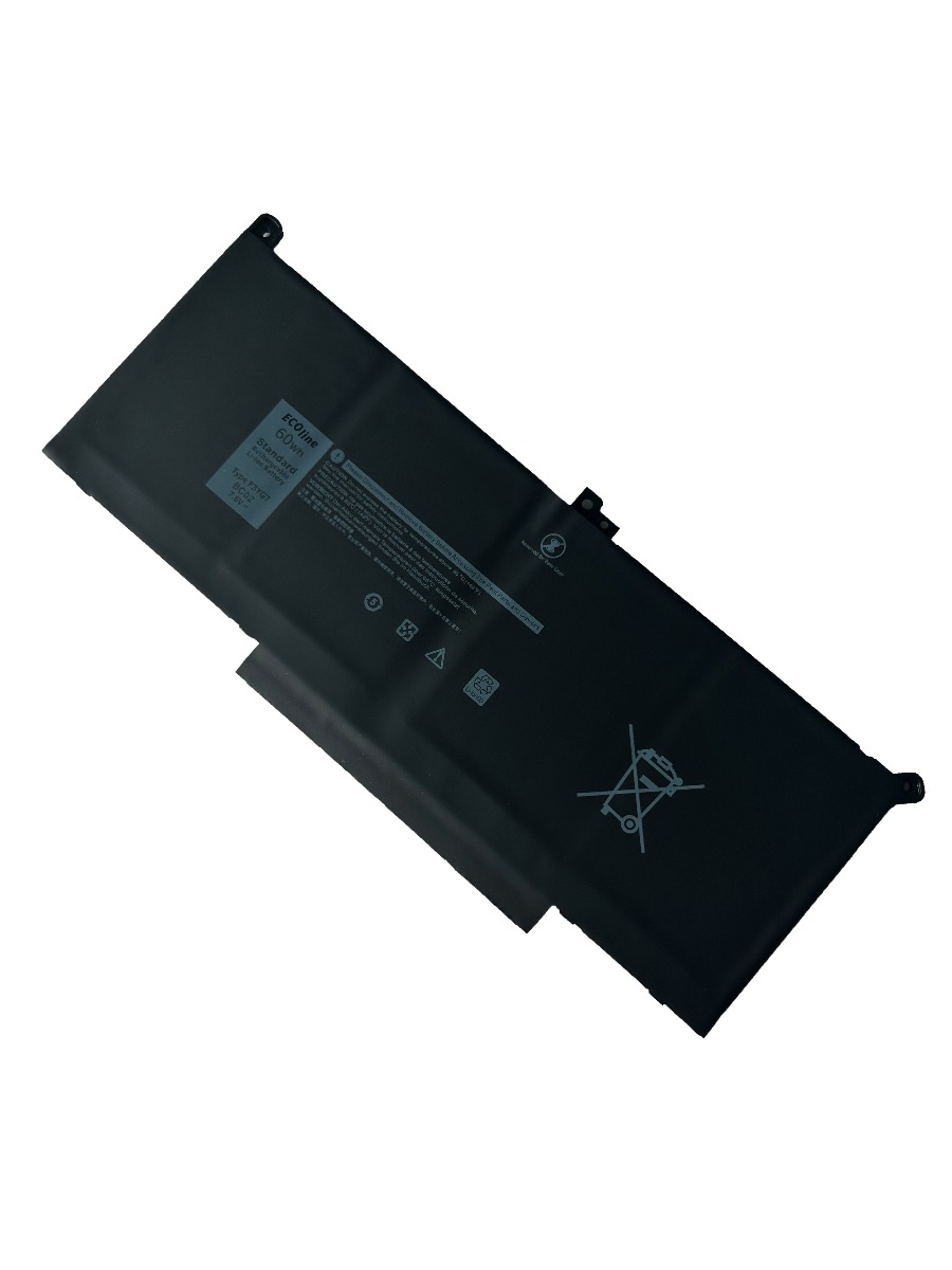 EcoLine - F3YGT Batterij Geschikt voor de Dell 7280 7290 7380 7390 7480 7490 / 7.6V 7894mAh