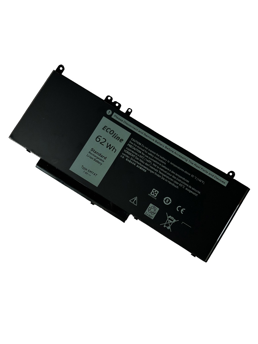 EcoLine - G5M10 Batterij Geschikt voor de Dell Latitude E5450 E5550 / 7.4V 5800mAh