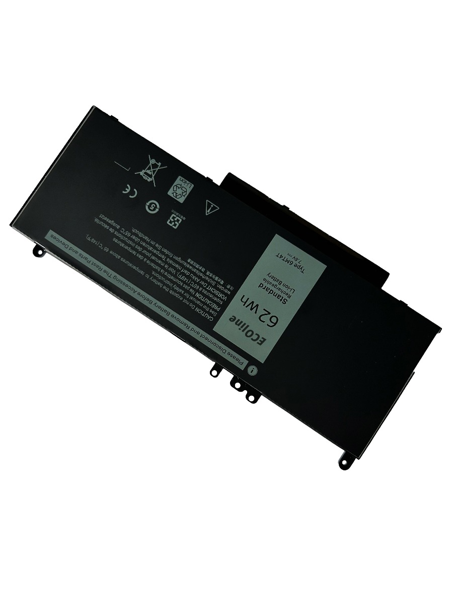 EcoLine - G5M10 Batterij Geschikt voor de Dell Latitude E5450 E5550 / 7.4V 5800mAh thumbnail 3