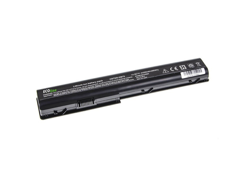 EcoLine - HSTNN-DB75 Batterij Geschikt voor de HP Pavilion DV7 DV7T DV7Z DV8 / 14.4V 4400mAh