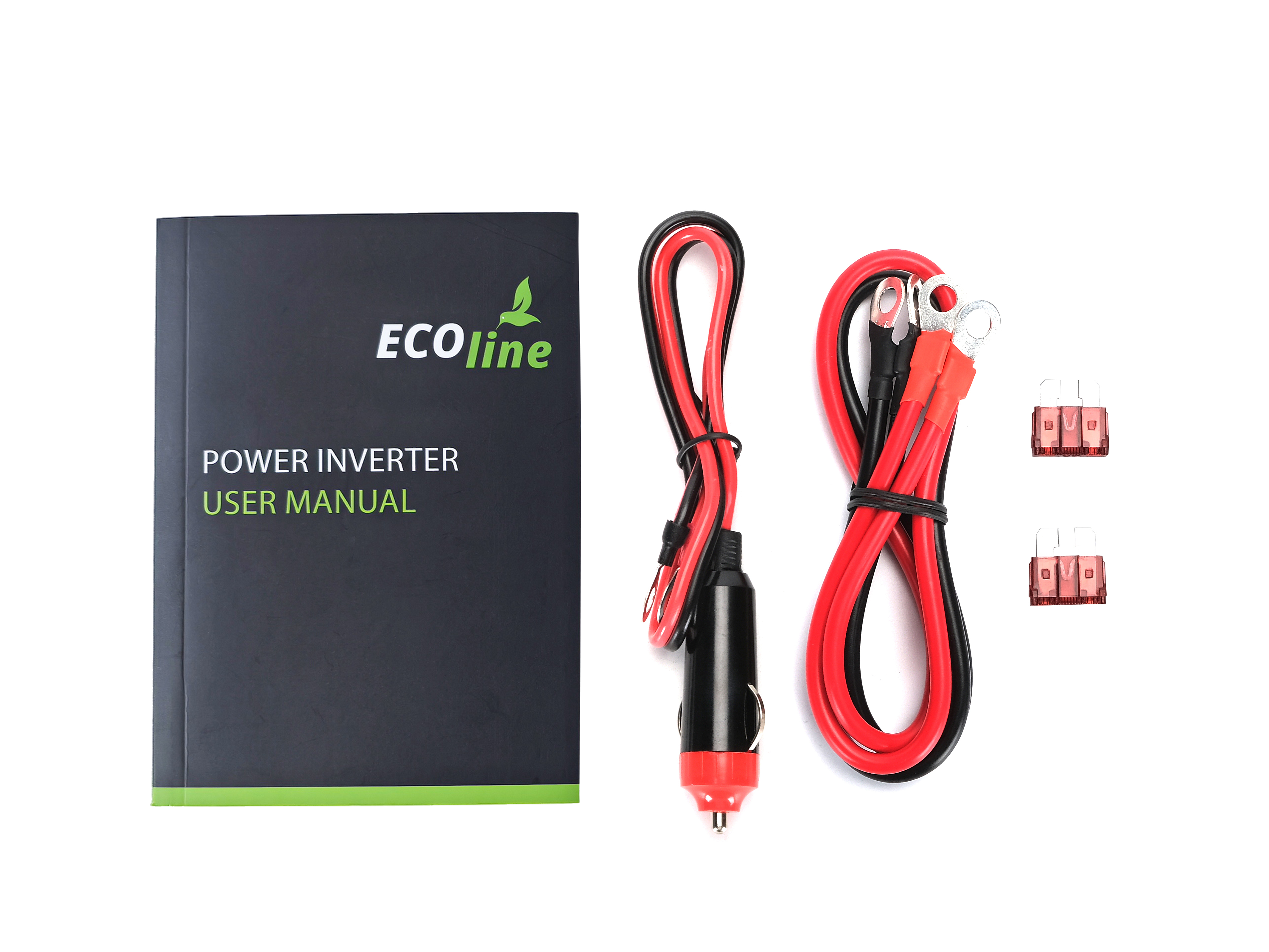 EcoLine - Omvormer 12V Naar 220V/230V - 500w Vermogen - Zuivere sinus - Spanningomvormer