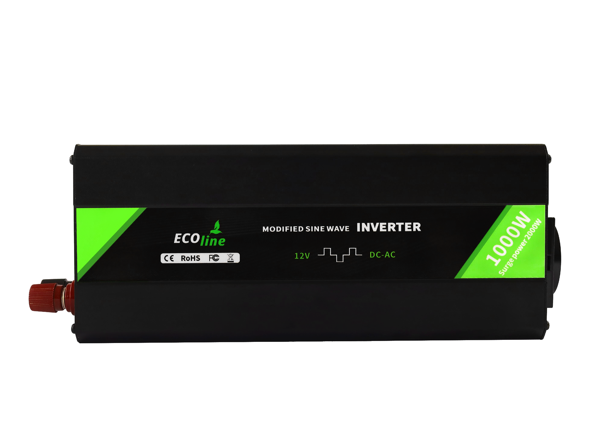 EcoLine - Omvormer 12V Naar 220V/230V - 1000w Vermogen - Gemodificeerde sinus - Auto omvormer thumbnail 3