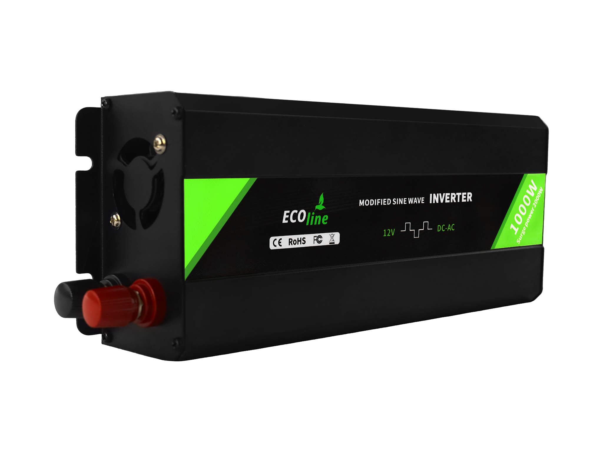 EcoLine - Omvormer 12V Naar 220V/230V - 1000w Vermogen - Gemodificeerde sinus - Auto omvormer thumbnail 10