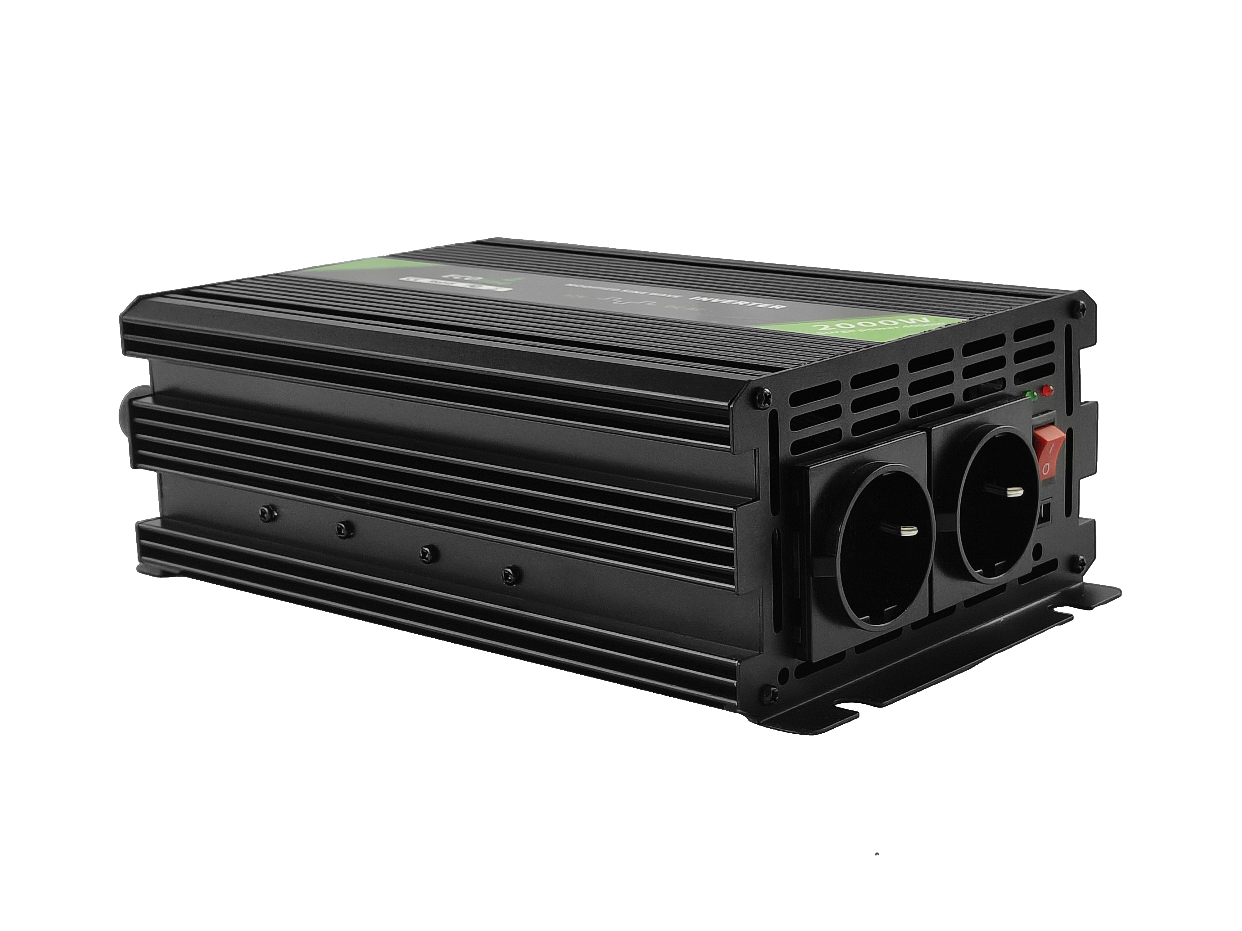 EcoLine - Omvormer 12V Naar 220V/230V - 2000w Vermogen - Gemodificeerde sinus - Spanningomvormer