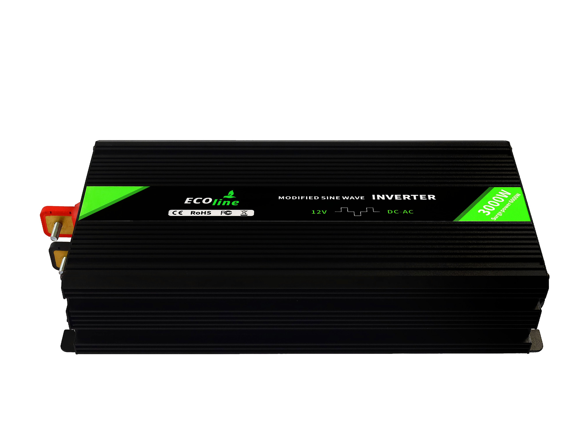 EcoLine - Omvormer 12V Naar 220V/230V - 3000w Vermogen - Gemodificeerde sinus - Spanningomvormer