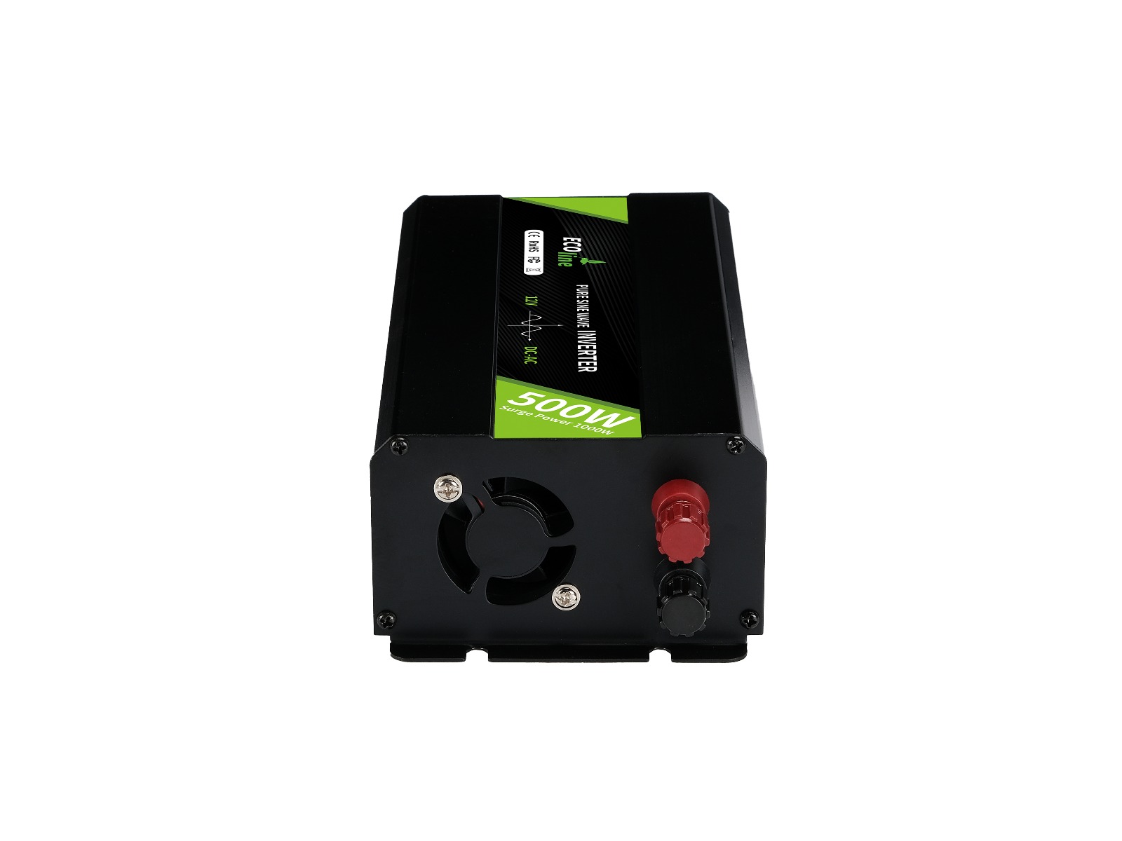 EcoLine - Omvormer 12V Naar 220V / 230V - 500w Vermogen - Zuivere sinus - Spanningomvormer thumbnail 5