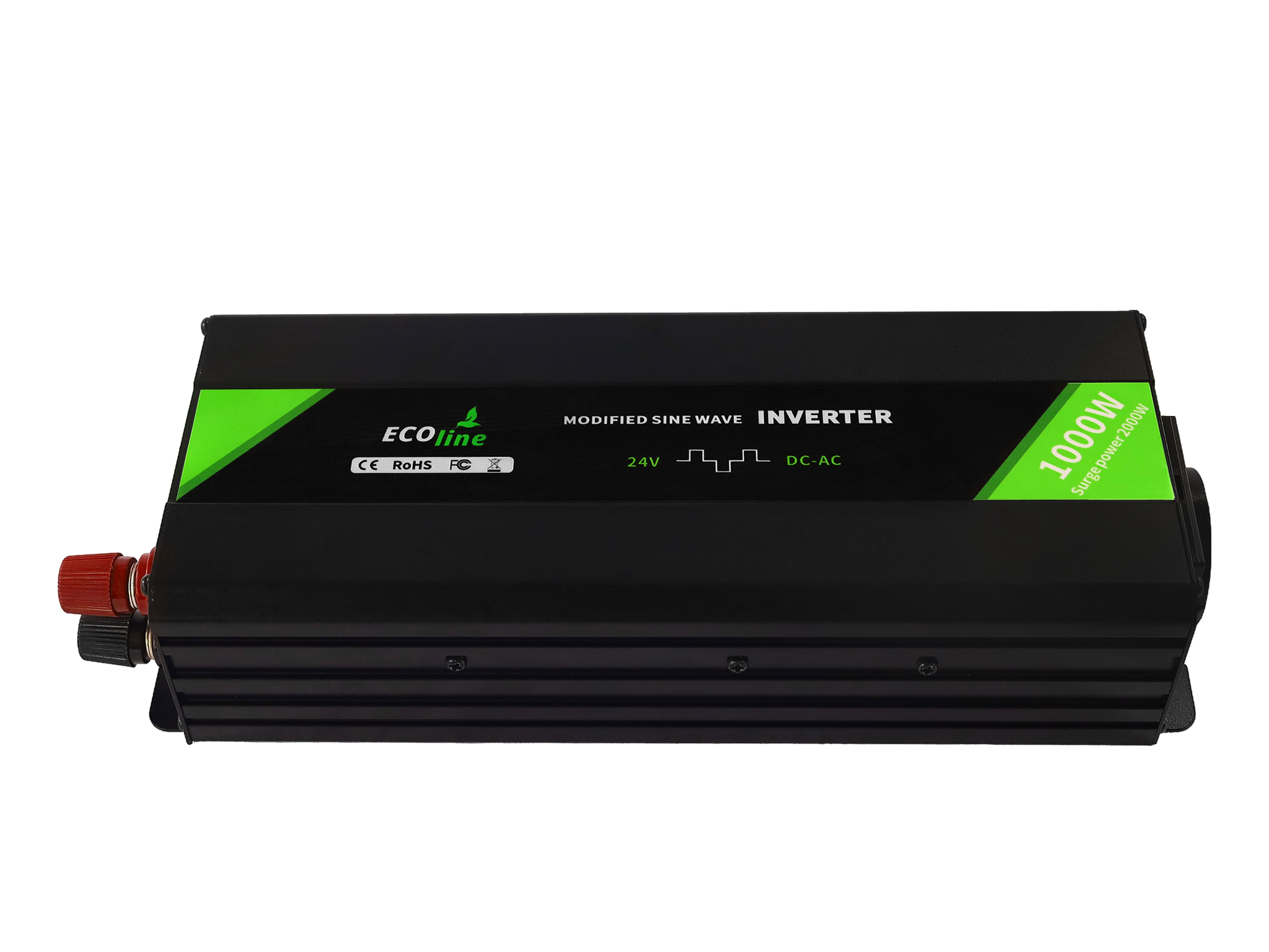 EcoLine - Omvormer 24V Naar 220V/230V - 1000w Vermogen - Gemodificeerde sinus - Auto omvormer thumbnail 5