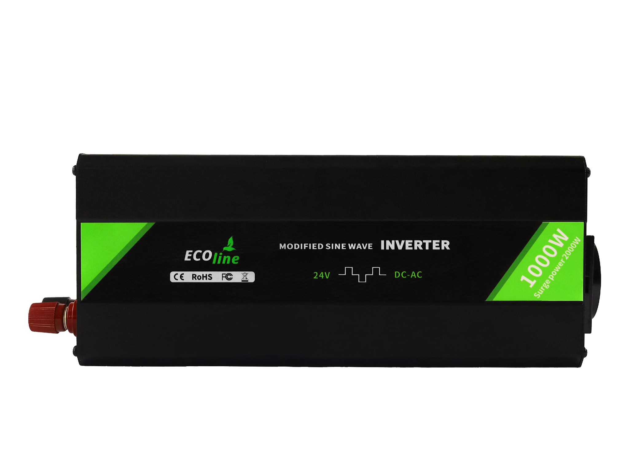 EcoLine - Omvormer 24V Naar 220V/230V - 1000w Vermogen - Gemodificeerde sinus - Auto omvormer thumbnail 10