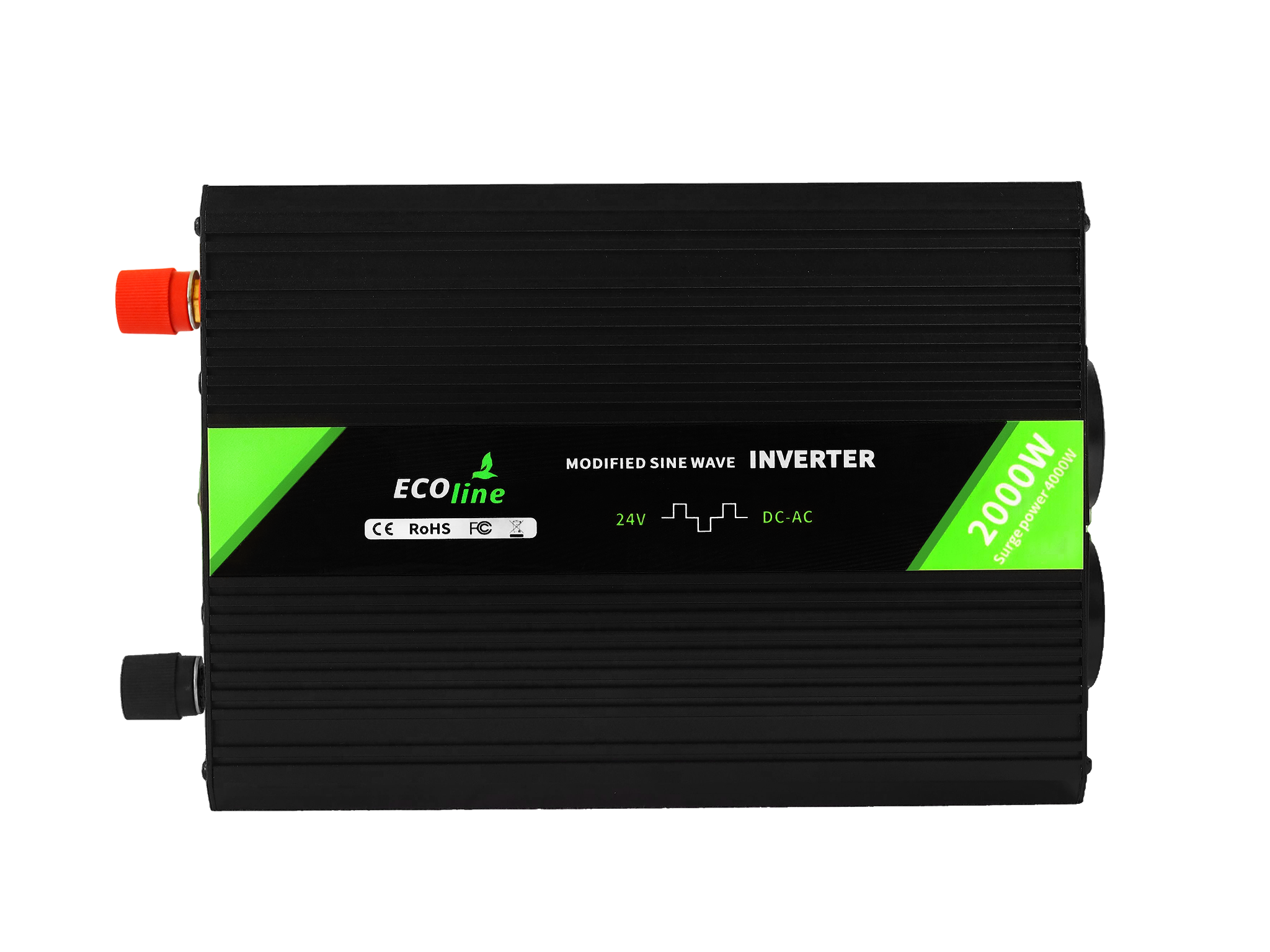 EcoLine - Omvormer 24V Naar 220V/230V - 2000w Vermogen - Gemodificeerde sinus - Spanningomvormer thumbnail 6