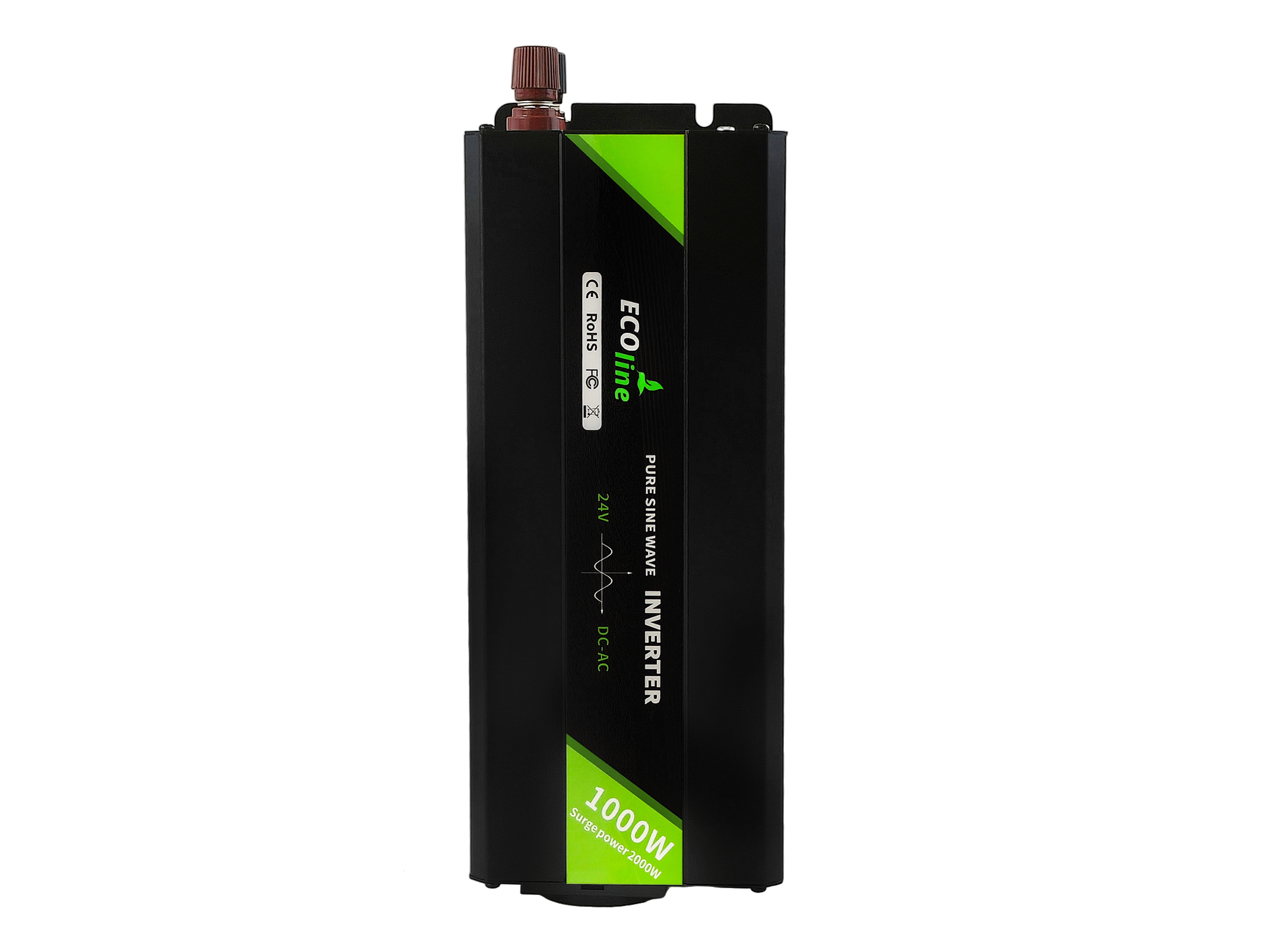 EcoLine - Omvormer 24V Naar 220V/230V - 1000w Vermogen - Zuivere sinus - Auto omvormer thumbnail 6