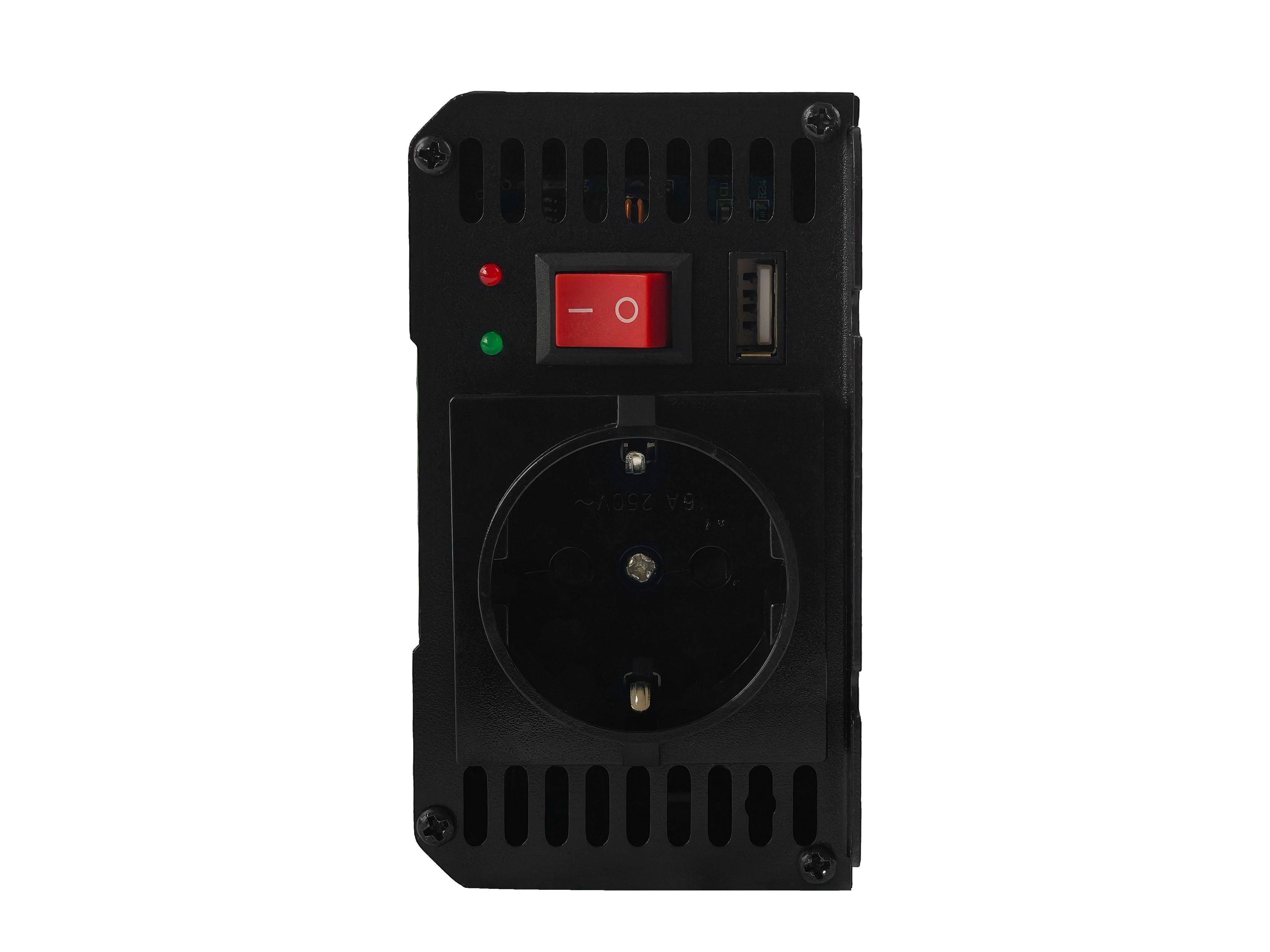 EcoLine - Omvormer 24V Naar 220V/230V - 1000w Vermogen - Zuivere sinus - Auto omvormer thumbnail 9