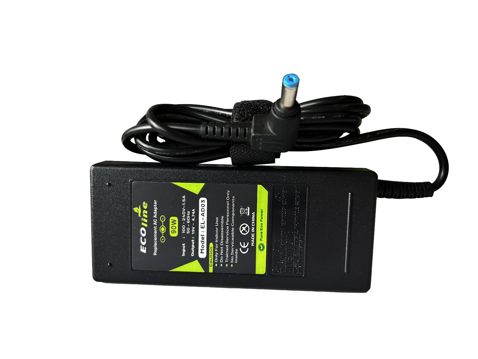 EcoLine - Oplader / AC Adapter - Geschikt voor de Acer Aspire 5733 5749 5749Z 5750 5750G 7750G V3-531 V3-551 V3-571 V3-571G - 19V 4.74A 90W thumbnail 4
