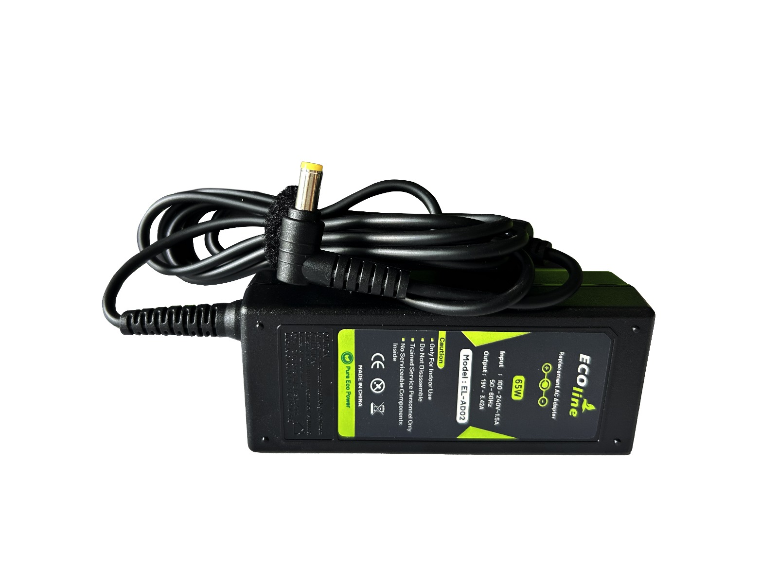 EcoLine - Oplader / AC Adapter - Geschikt voor de Acer Aspire 5741G 5742 5742G E1-521 E1-531 E1-531G E1-570 E1-571 E1-571G - 19V 3.42A 65W