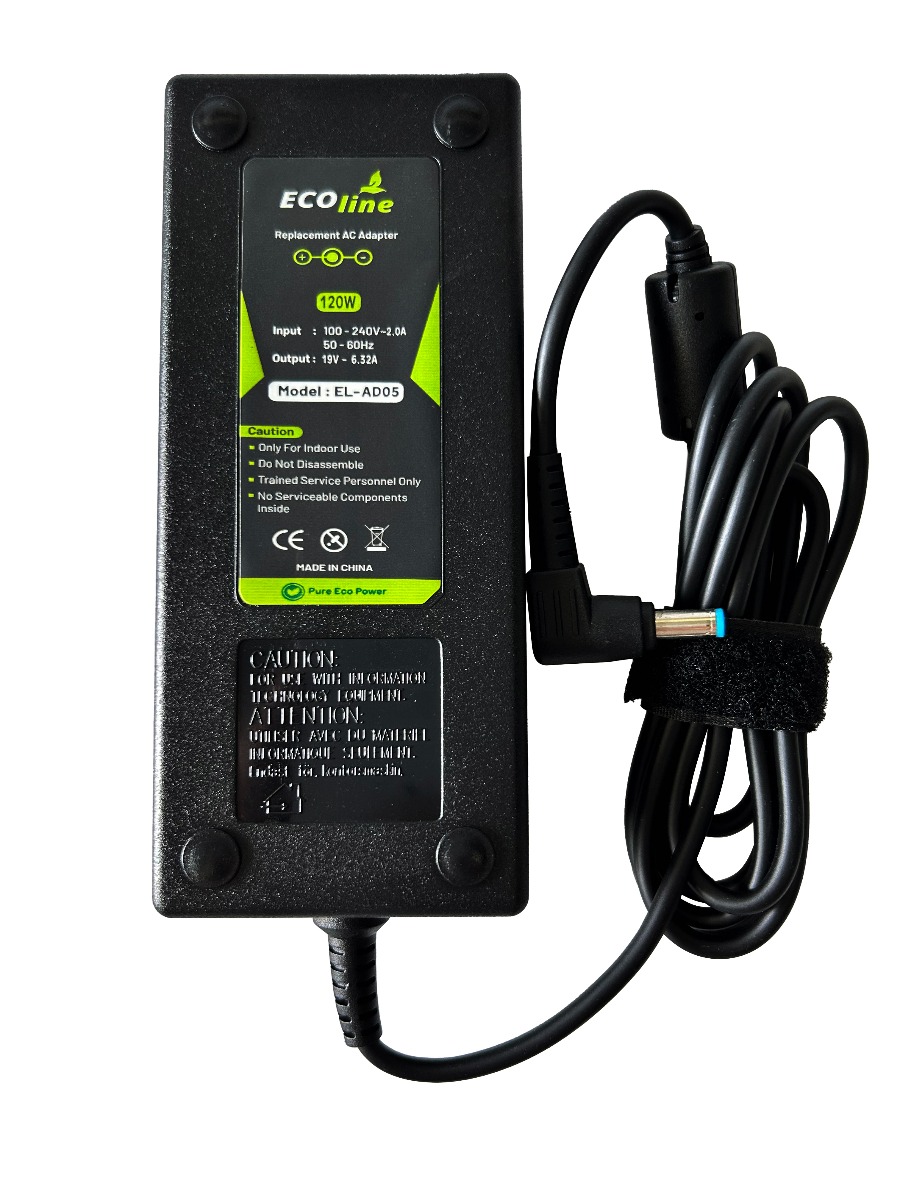 EcoLine - Oplader / AC Adapter - Geschikt voor de Acer Aspire 7552G 7745G 7750G V3-771G V3-772G - 19.5V 6.32A 120W
