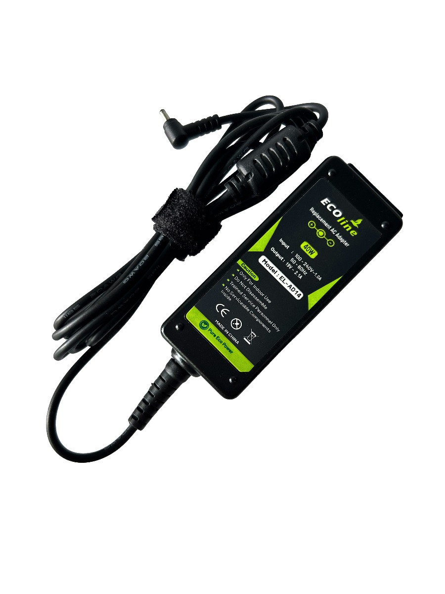 EcoLine - Oplader / AC Adapter - Geschikt voor de Asus Eee PC 1001PX 1001PXD 1005HA 1201HA 1201N 1215B 1215N X101 X101CH X101H - 19V 2.1A 40W thumbnail 4