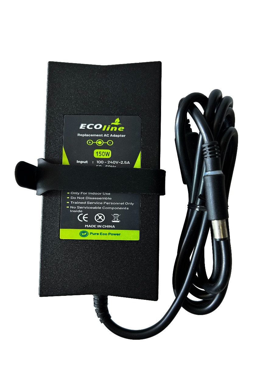 EcoLine - Oplader / AC Adapter - Geschikt voor de Dell Alienware M14x Dell Latitude E5450 E5550 - 19.5V 7.7A 150W