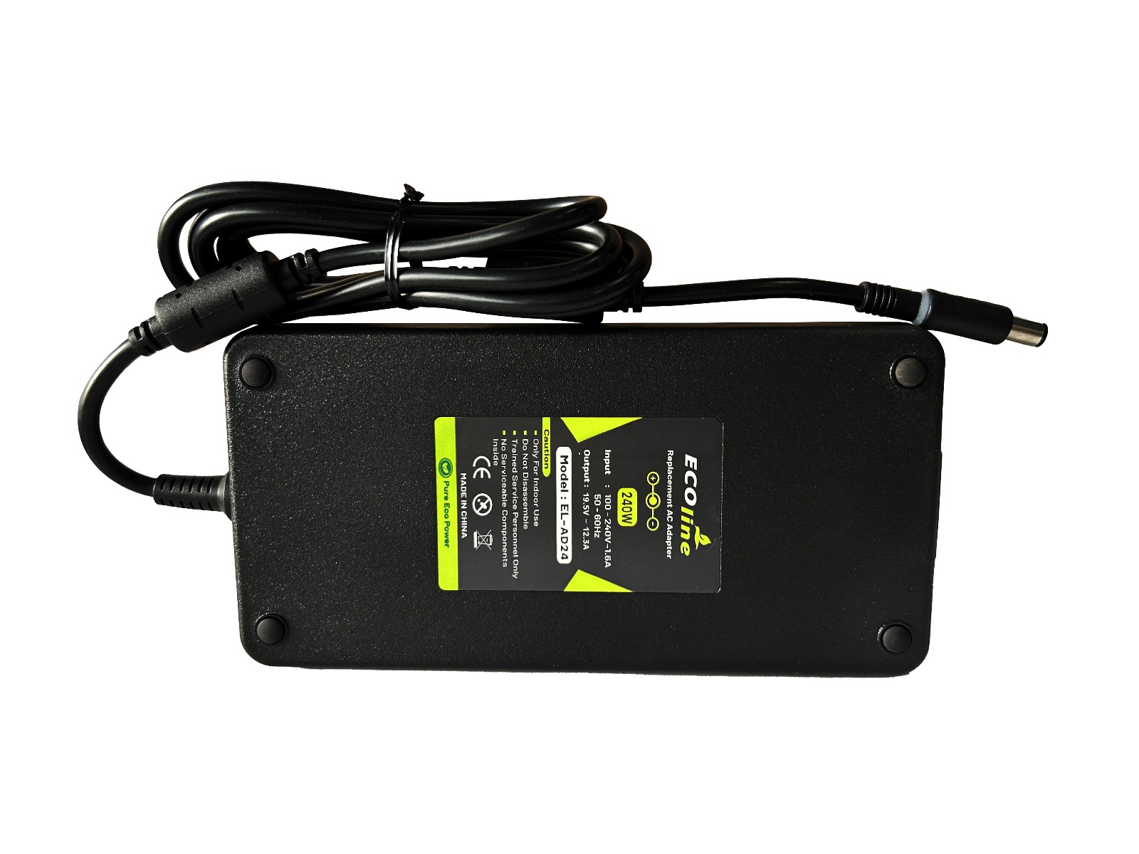 EcoLine - Oplader / AC Adapter - Geschikt voor de Dell Precision 7510 7710 M4700 M4800 M6600 M6700 M6800 Alienware 17 M17x - 19.5V 12.3A 240W thumbnail 5