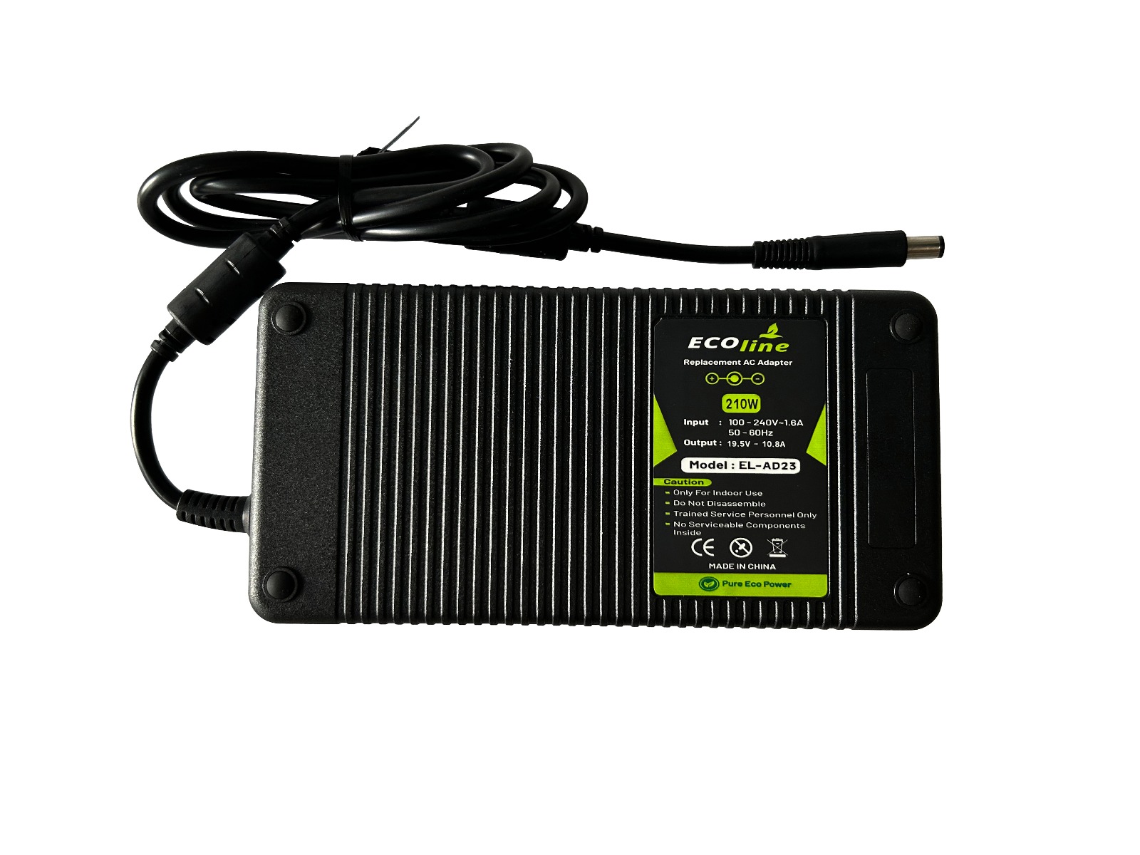 EcoLine - Oplader / AC Adapter - Geschikt voor de Dell Precision M4600 M4700 M6600 M6700 Dell Alienware 17 M17x - 19.5V 10.8A 210W