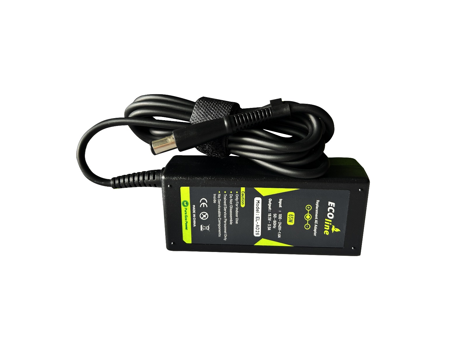 EcoLine - Oplader / AC Adapter - Geschikt voor de HP 250 G1 255 G1 ProBook 450 G2 455 G2 Compaq Presario CQ56 CQ57 CQ58 - 18.5V 3.5A 65W thumbnail 5