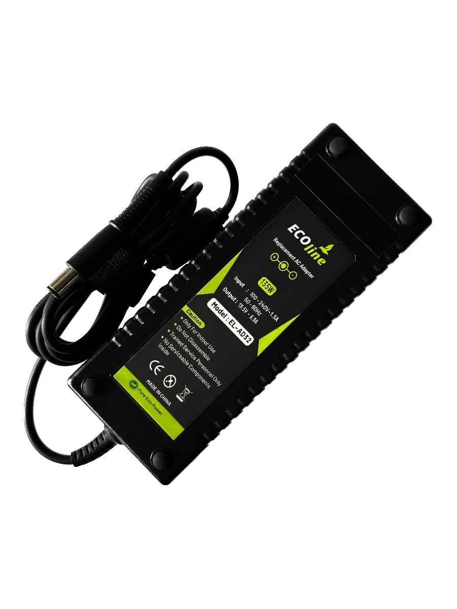 EcoLine - Oplader / AC Adapter - Geschikt voor de HP Compaq 6710b 6715b 6715s 6910p 8510p nc6400 nx6110 nx7300 nx7400 - 19.5V 6.93A 135W thumbnail 4