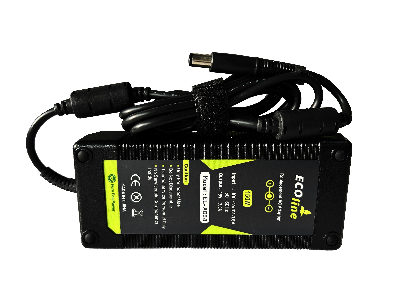 EcoLine - Oplader / AC Adapter - Geschikt voor de HP EliteBook 8530p 8530w 8540p 8540w 8560p 8560w 8570w 8730w ZBook 15 G1 G2 - 19V 7.9A 150W thumbnail 5