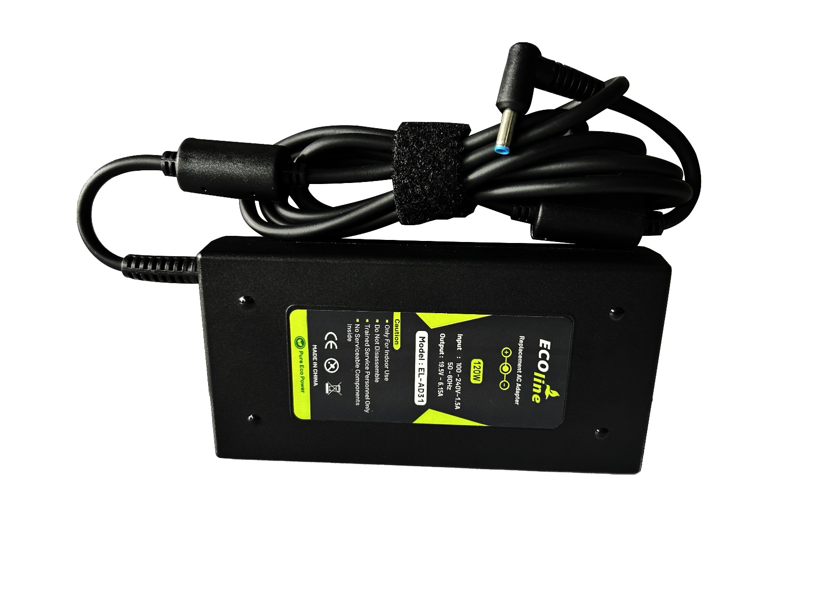 EcoLine - Oplader / AC Adapter - Geschikt voor de HP Omen 15-5000 17-W HP Envy 15-J 17-J - 19.5V 6.15A 120W thumbnail 5