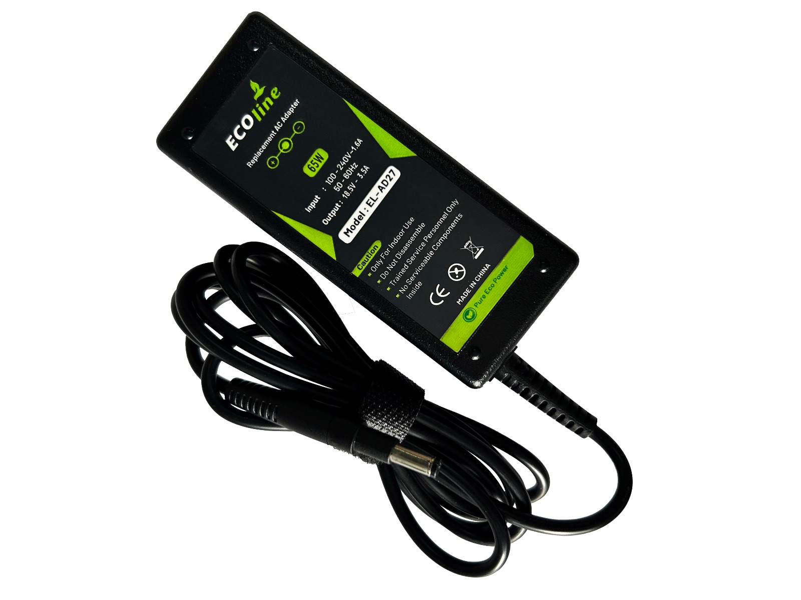 EcoLine - Oplader / AC Adapter - Geschikt voor de HP Pavilion DV2000 DV6000 DV8000 Compaq 6730b 6735b nc6120 nc6220 nx6110 - 18.5V 3.5A 65W thumbnail 5