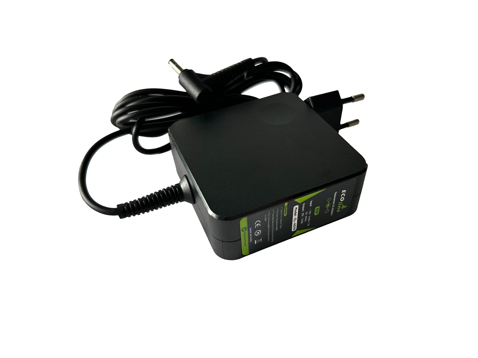 EcoLine - Oplader / AC Adapter - Geschikt voor de Lenovo IdeaPad 3, IdeaPad 5, 320-15 510-15 S145-14 S145-15 S340-14 S540-14 - 20V 3.25A 65W