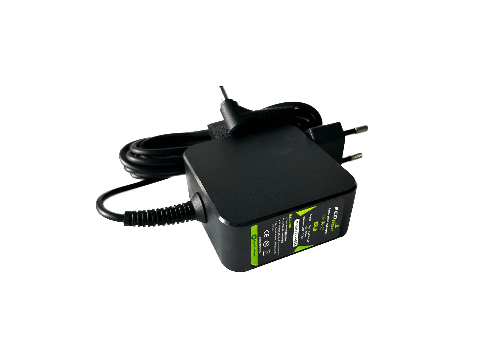 EcoLine - Oplader / AC Adapter - Geschikt voor de Lenovo IdeaPad 100 100-15IBD 100-15IBY 100s-14IBR 110 110-15IBR Yoga 510 520 - 20V 2.25A 45W