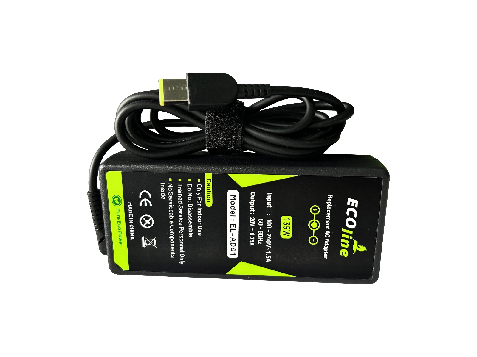 EcoLine - Oplader / AC Adapter - Geschikt voor de Lenovo IdeaPad Gaming L340-15 L340-17 15ARH05 15IMH05 Legion Y520 Y530 - 20V 6.75A 135W thumbnail 4