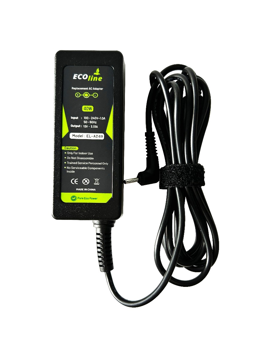 EcoLine - Oplader / AC Adapter - Geschikt voor de Samsung 303C XE303C12 500C XE500C13 500T XE500T1C 700T XE700T1C - 12V 3.33A 40W