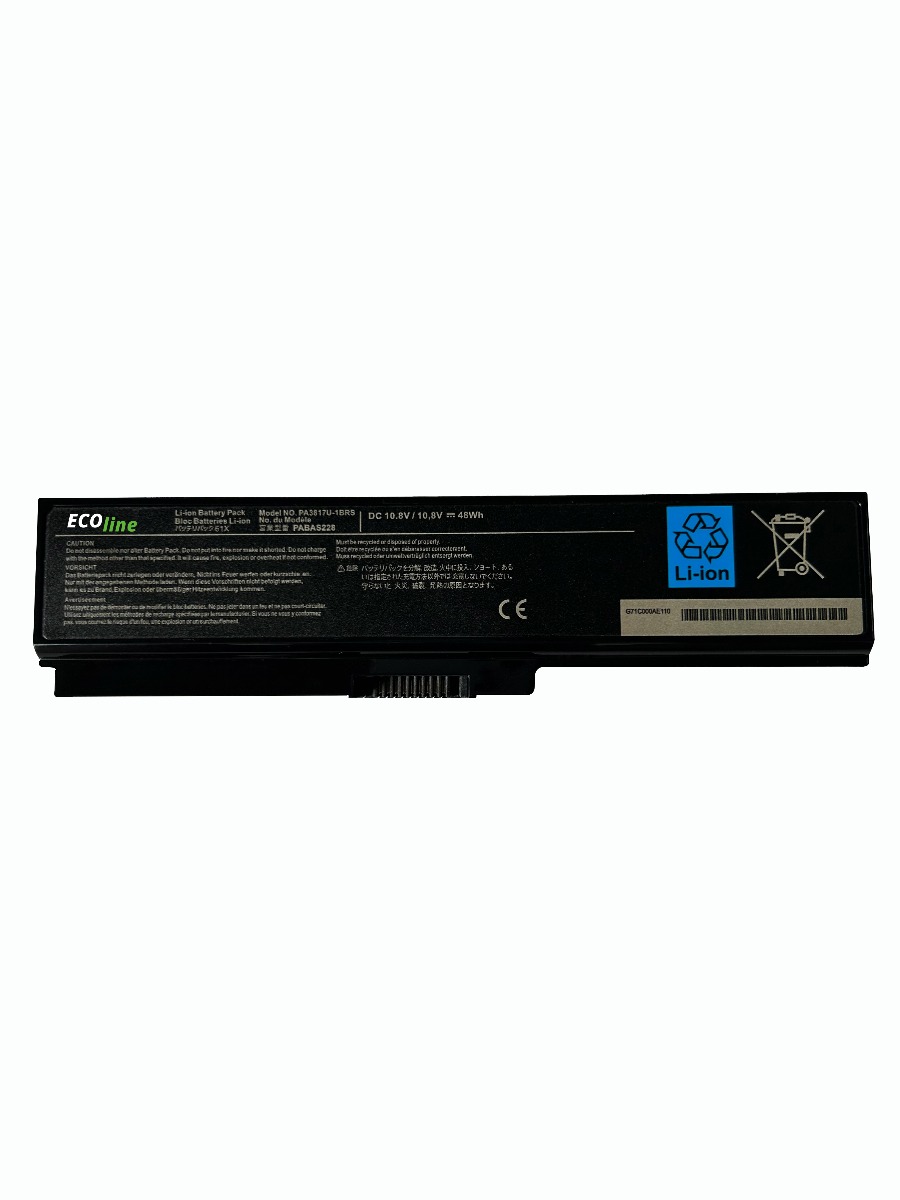 EcoLine - PA3817U-1BRS Batterij Geschikt voor de Toshiba Satellite C650 C650D C660 C660D L650D L655 L750 PA3817U-1BRS / 11.1V 4400mAh thumbnail 4