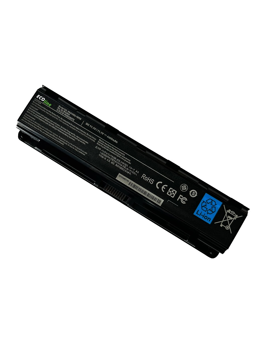 EcoLine - PA5109U-1BRS Batterij Geschikt voor de Toshiba Satellite C850 C855 C870 L850 L855 PA5109U-1BRS / 11.1V 4400mAh