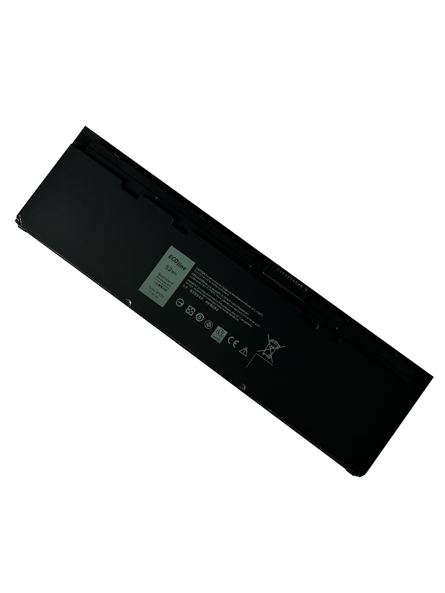 EcoLine - WD52H GVD76 Batterij Geschikt voor de Dell Latitude E7240 E7250 laptops / 7.4V 6000mAh