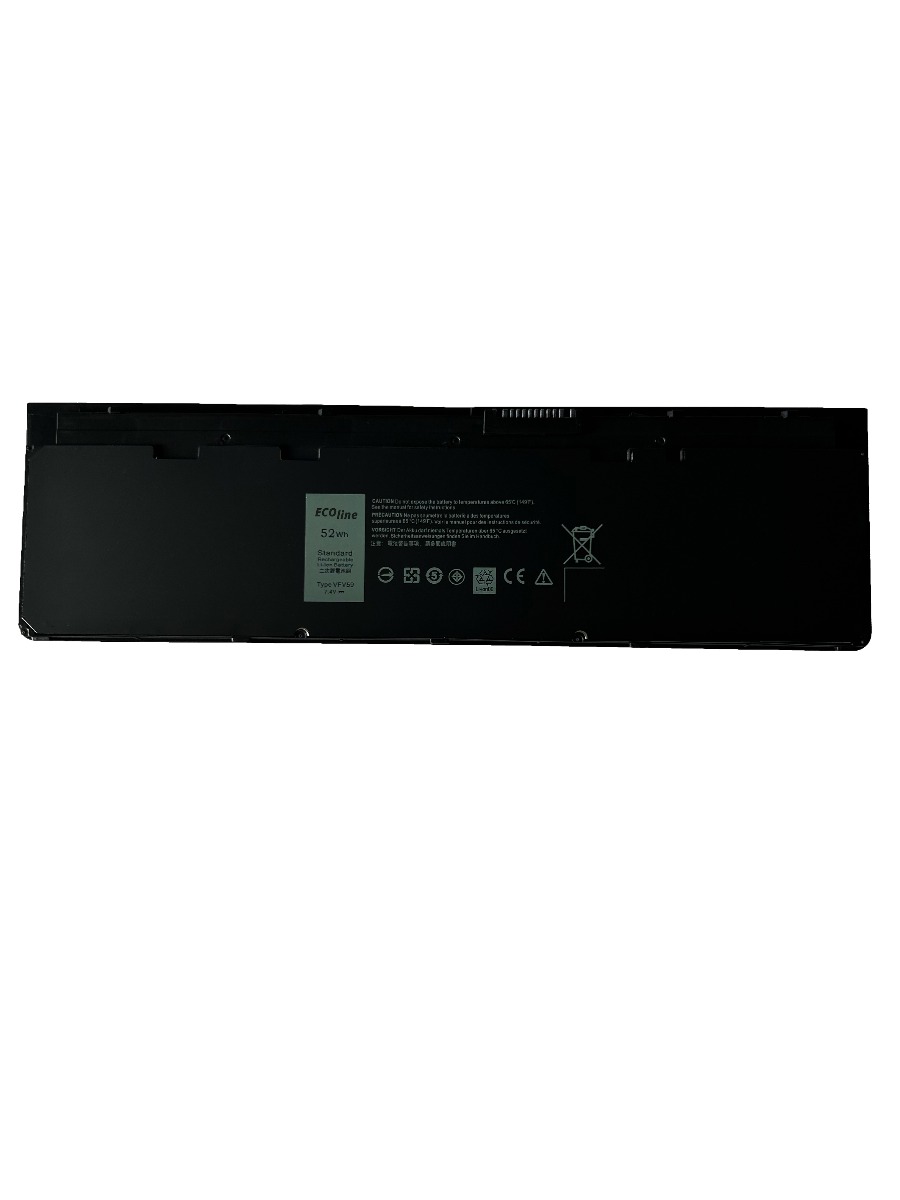 EcoLine - WD52H GVD76 Batterij Geschikt voor de Dell Latitude E7240 E7250 laptops / 7.4V 6000mAh thumbnail 4