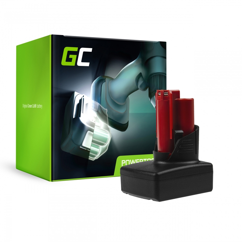 Gereedschap Batterij C12 M12 B2 B3 B4 B6 RedLithium voor Milwaukee BPD-0 BDD-202C BSD-0 C12HZ-0 C12MT-0 M12FID M12CDD thumbnail 4