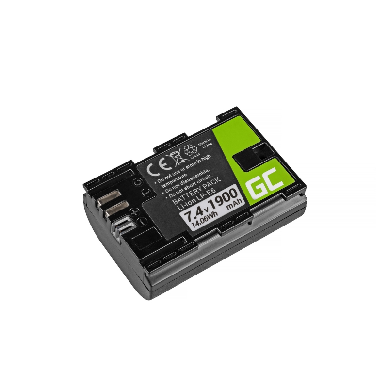 Batterij LP-E6/LP-E6N Canon EOS 70D, 5D Mark II/ III/IV, 80D, 7D Mark II, 60D, 6D, 7D 7.4V 1900mAh thumbnail 6