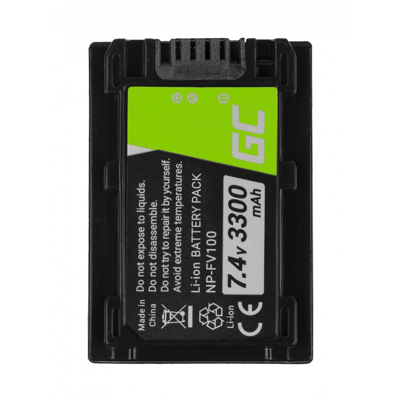 Digital Camera Batterij voor Sony DCR-DVD506E DCR-DVD510E HDR-CX116E HDR-CX130 HDR-CX155E HDR-UX9E 7.4V 3300mAh thumbnail 8