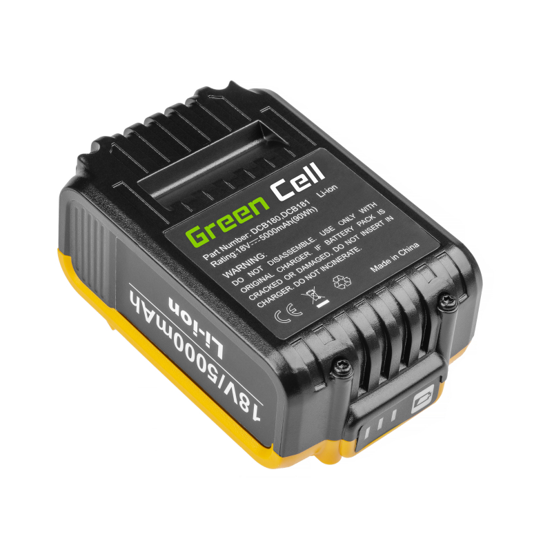 Gereedschap Batterij voor Dewalt DCB184 DCB182 DCB180 18V 5Ah
