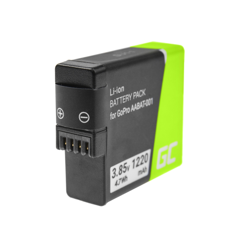 AHDBT-501 AABAT-001 Camera Batterij voor GoPro HD HERO5 HERO6 HERO7 zwart 3.85V 1220mAh thumbnail 2