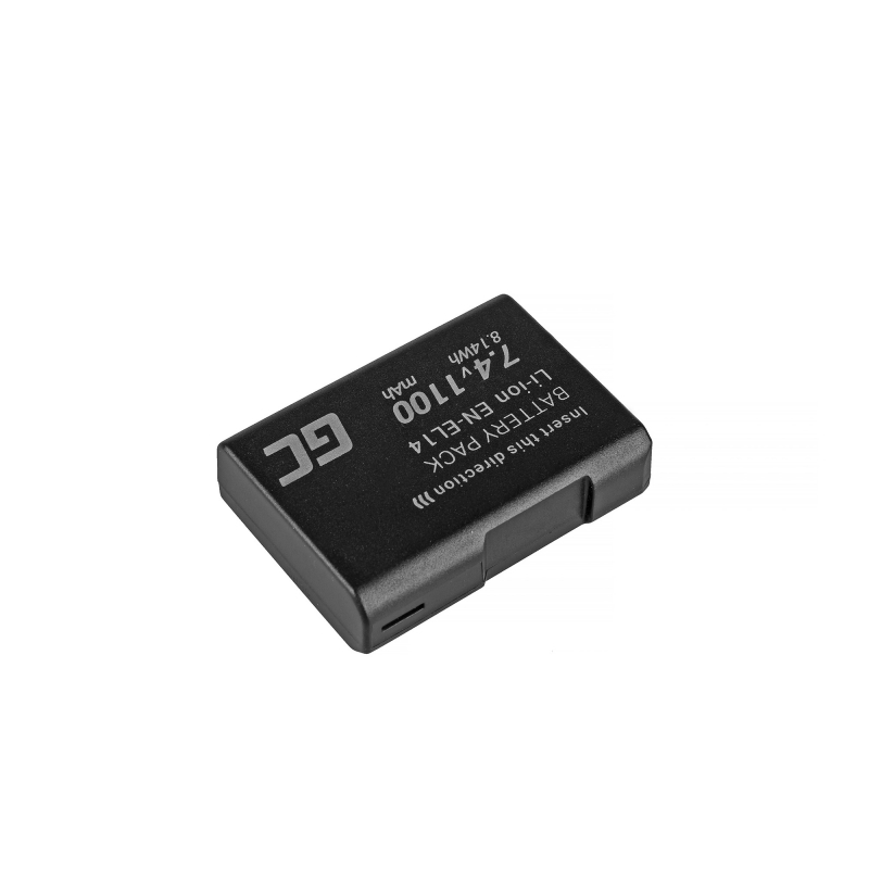 EN-EL14 Camera Batterij voor Nikon D3200, D3300, D5100, D5200, D5300, D5500, Coolpix P7000, P7700, P7800 7.4V 1100mAh thumbnail 5