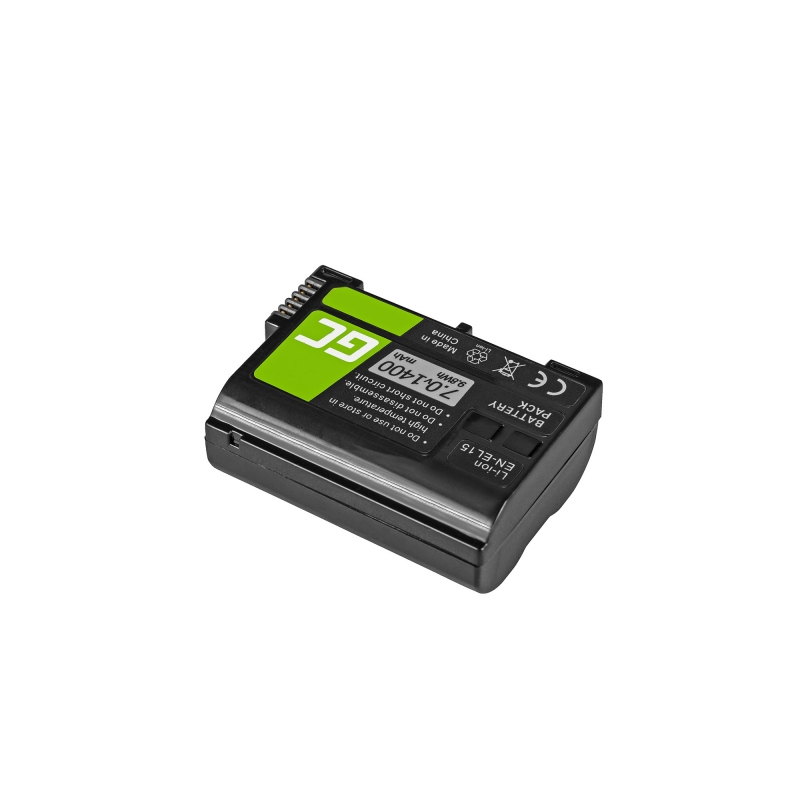 Batterij EN-EL15  Nikon D850, D810, D800, D750, D7500, D7200, D7100, D610, D600 7.0V 1400mAh thumbnail 6
