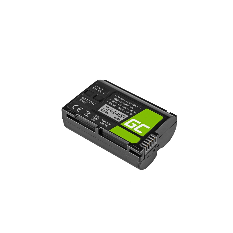 Batterij EN-EL15  Nikon D850, D810, D800, D750, D7500, D7200, D7100, D610, D600 7.0V 1400mAh