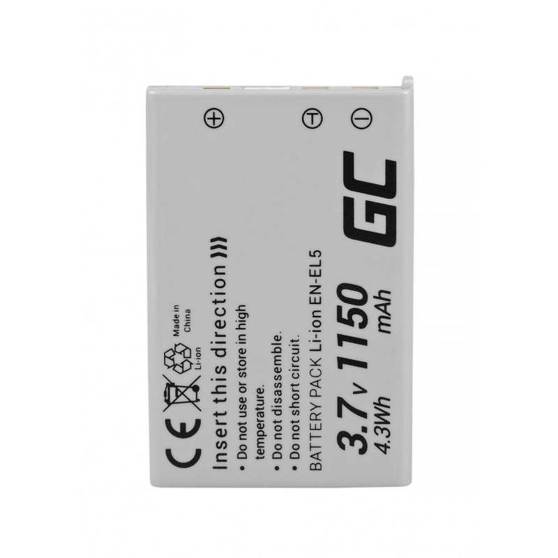 Batterij EN-EL5  Nikon Coolpix P100, P500, P530, P520, P510, P5100, P5000, P6000, P90, P80 3.7V 1150mAh thumbnail 9