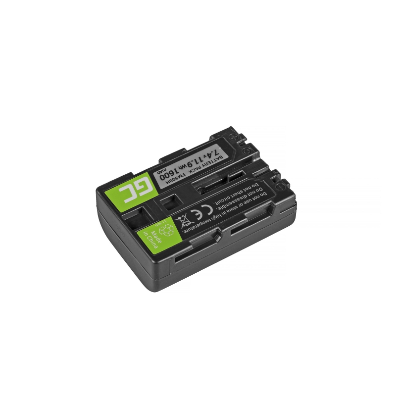 Batterij NP-FM500H Sony A58, A57, A65, A77, A99, A900, A700, A580, A56,0 A55,0 A850, SLT A99 II 7.4V 1600mAh thumbnail 6